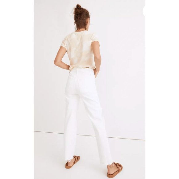 NWT Madewell Women's $138 Perfect VIntage Straight Jean Ripped Knee Size… - Picture 3 of 8